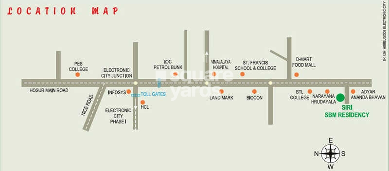 Siri SBM Residency Location Image