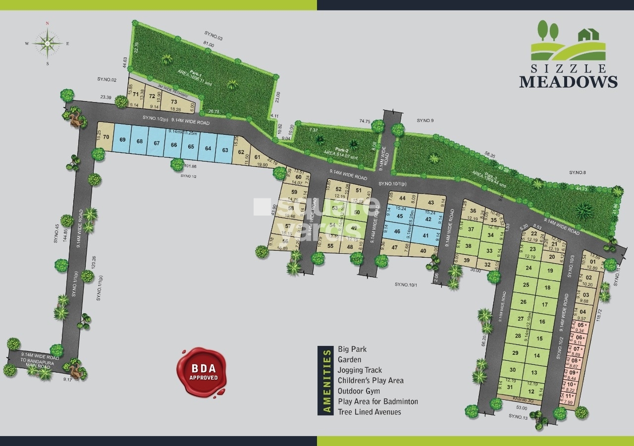 Sizzle Meadows Master Plan Image