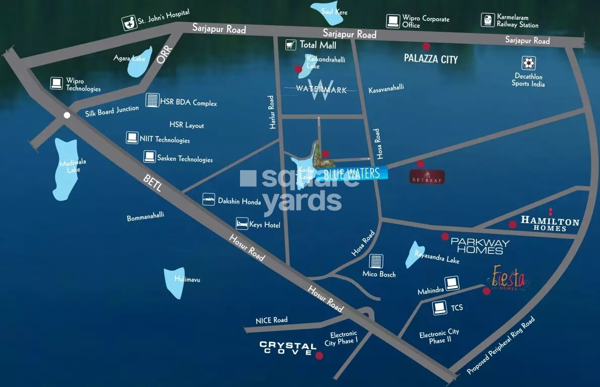 SJR Primecorp Blue Waters Location Image