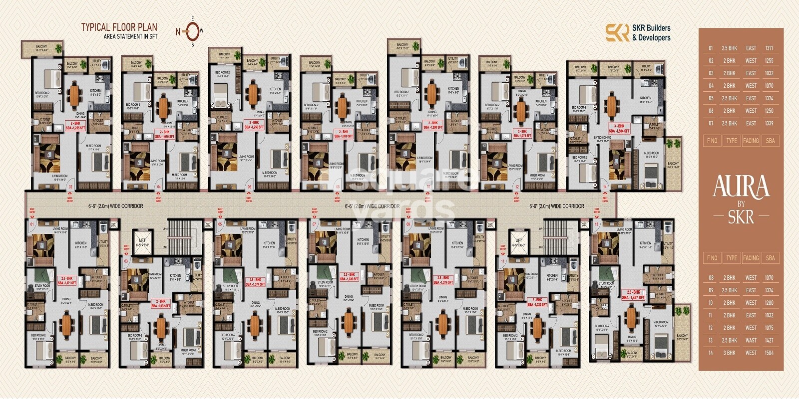 SKR Aura Floor Plans