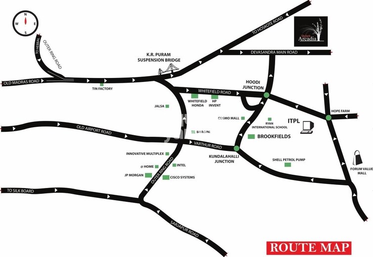 Skylark Arcadia Location Image