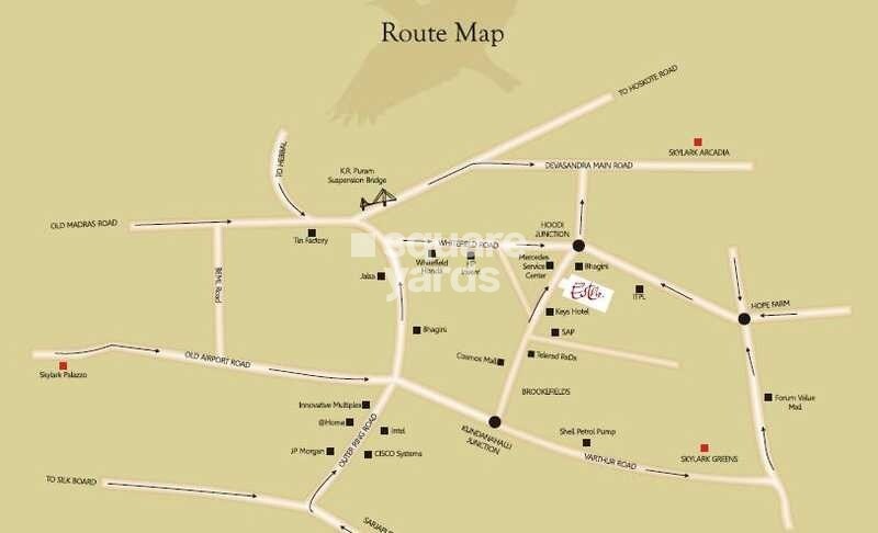 Skylark Esta Location Image