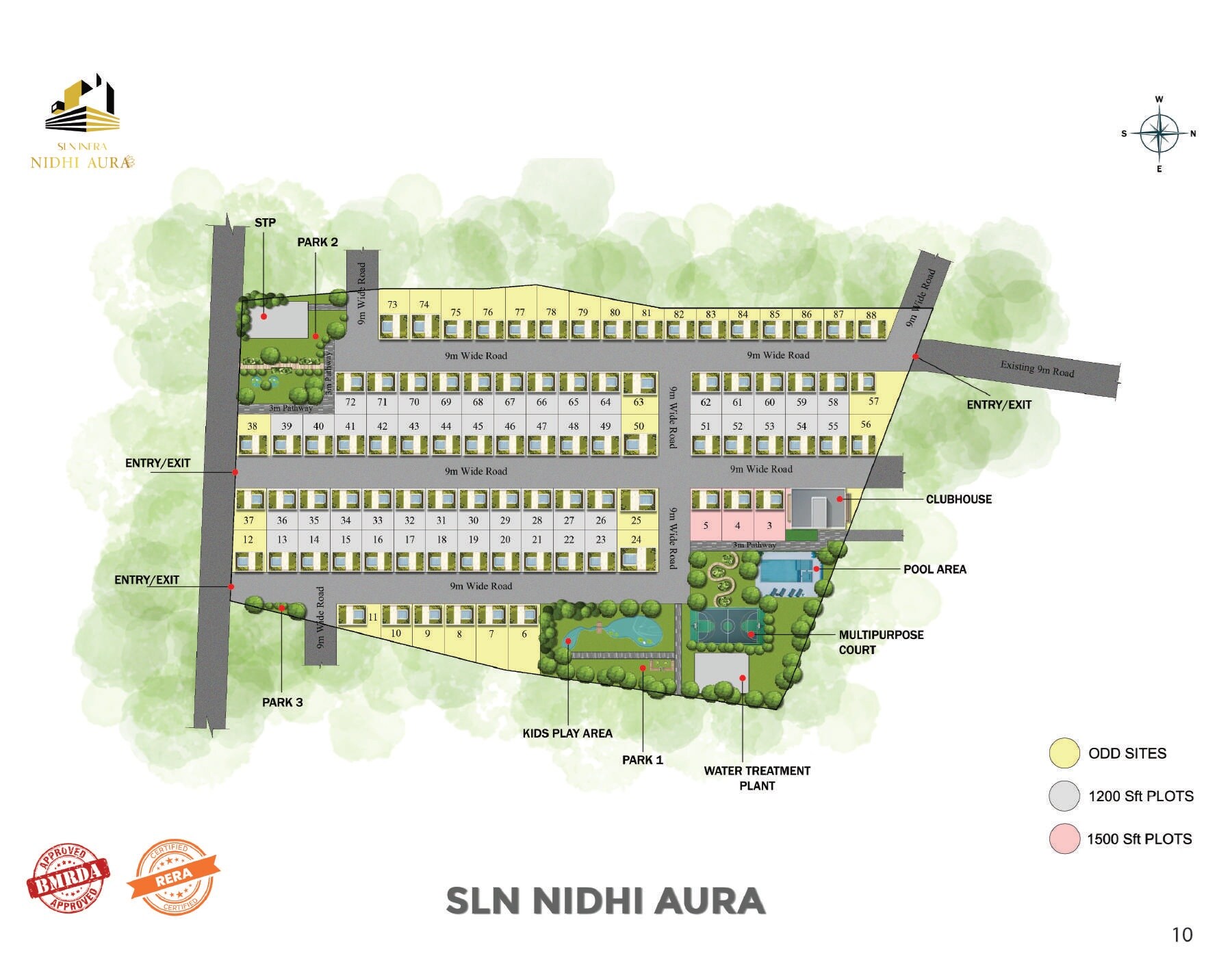 SLN Nidhi Aura Master Plan 1