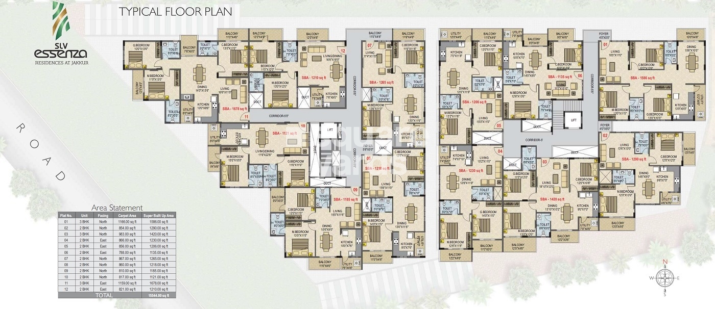 SLV Essenza Floor Plans