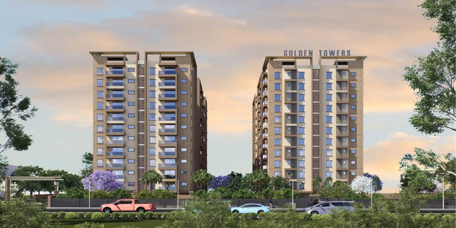 SLV Golden Towers residential project in Yelahanka