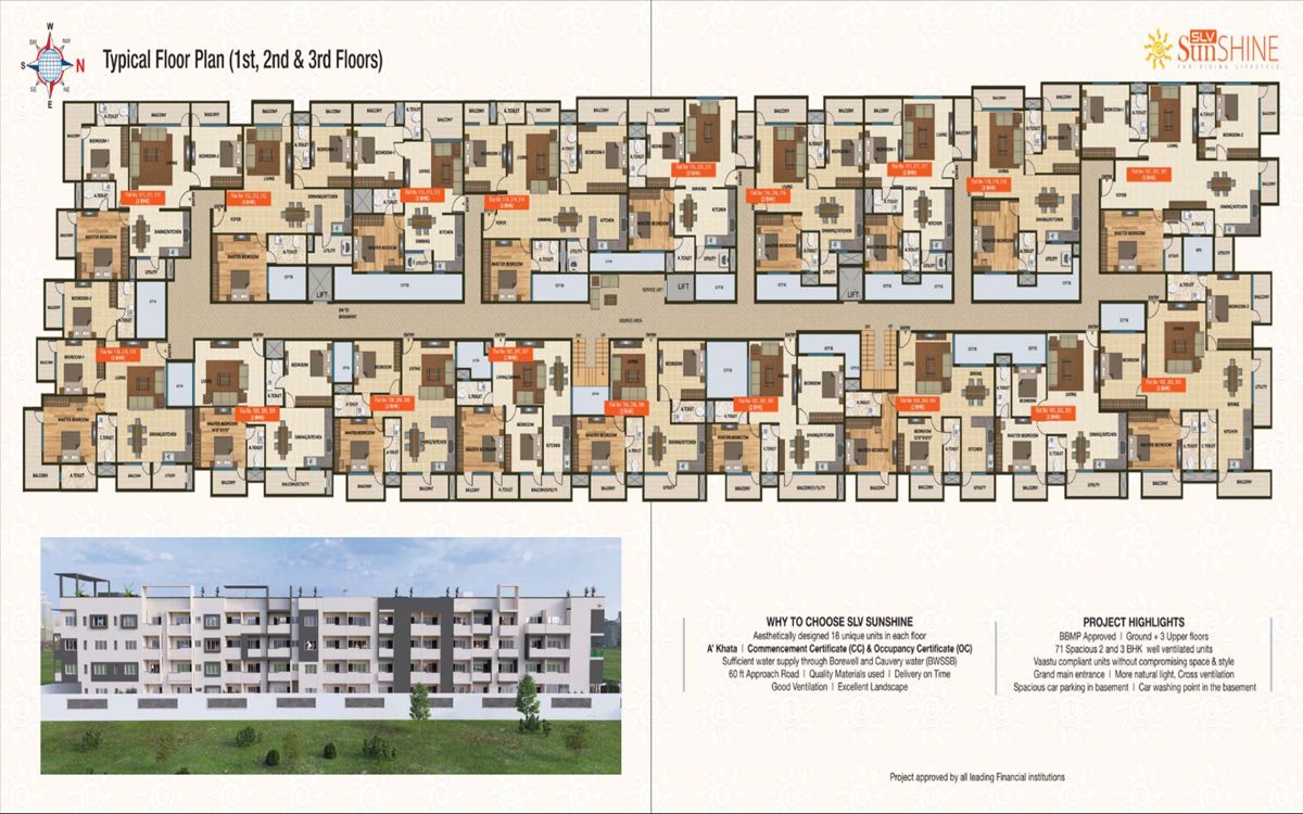 SLV Sunshine Jakkuru Floor Plans