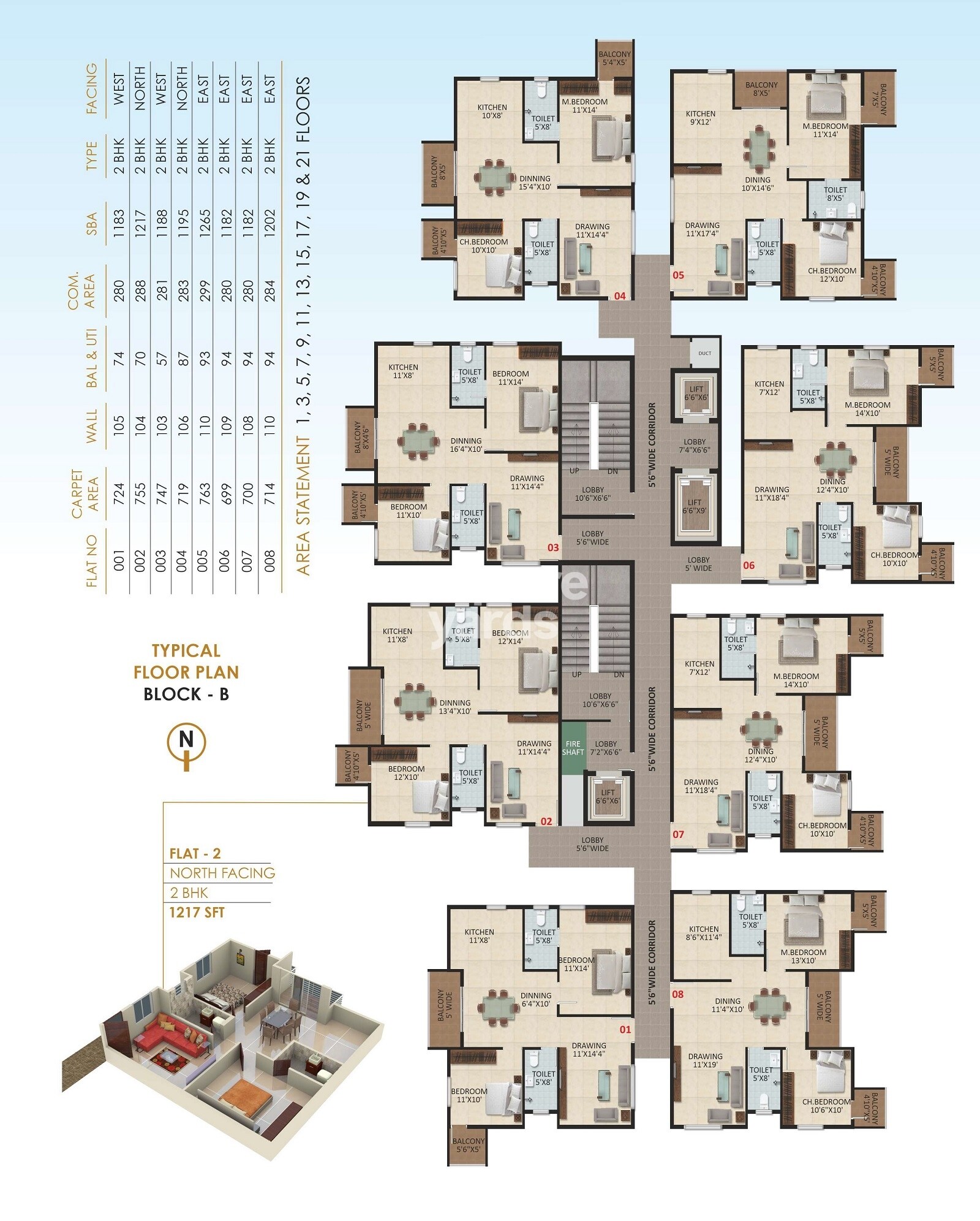 SM Art Apartments Floor Plans 3
