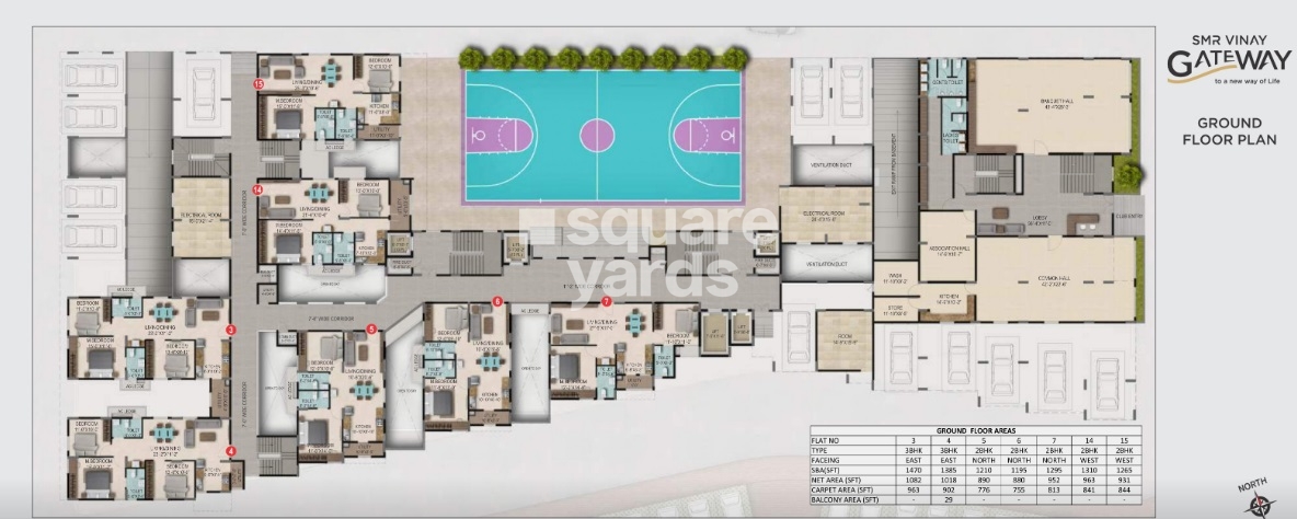 SMR Vinay Gateway Floor Plans