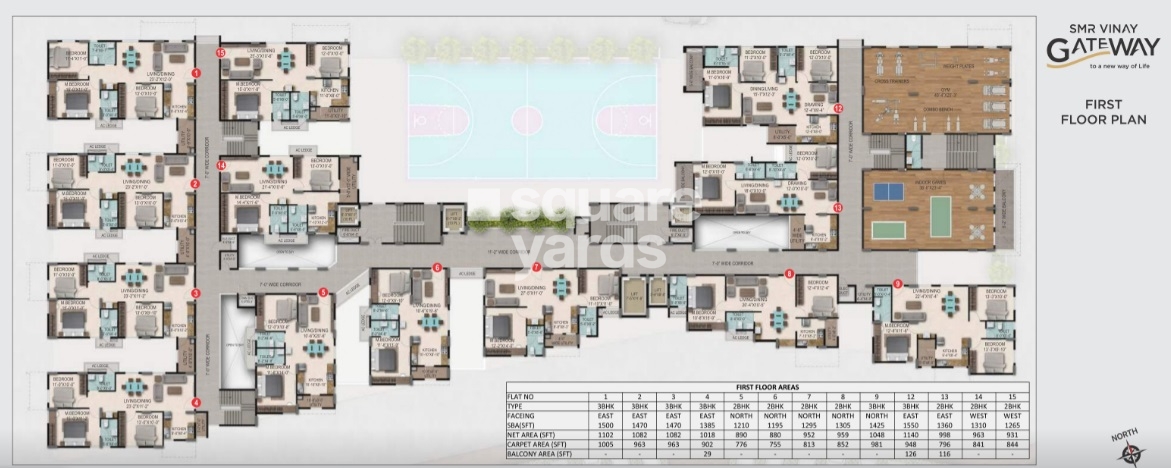 SMR Vinay Gateway Floor Plans