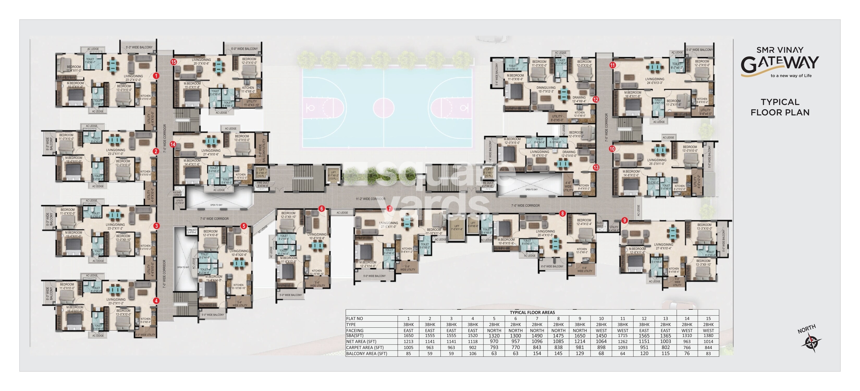 SMR Vinay Gateway Floor Plans 3