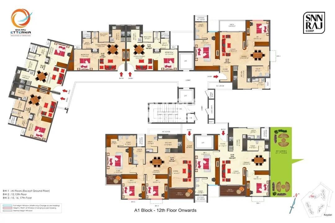 SNN Raj Etternia Floor Plans 1