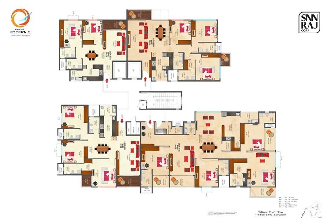 SNN Raj Etternia Floor Plans 3