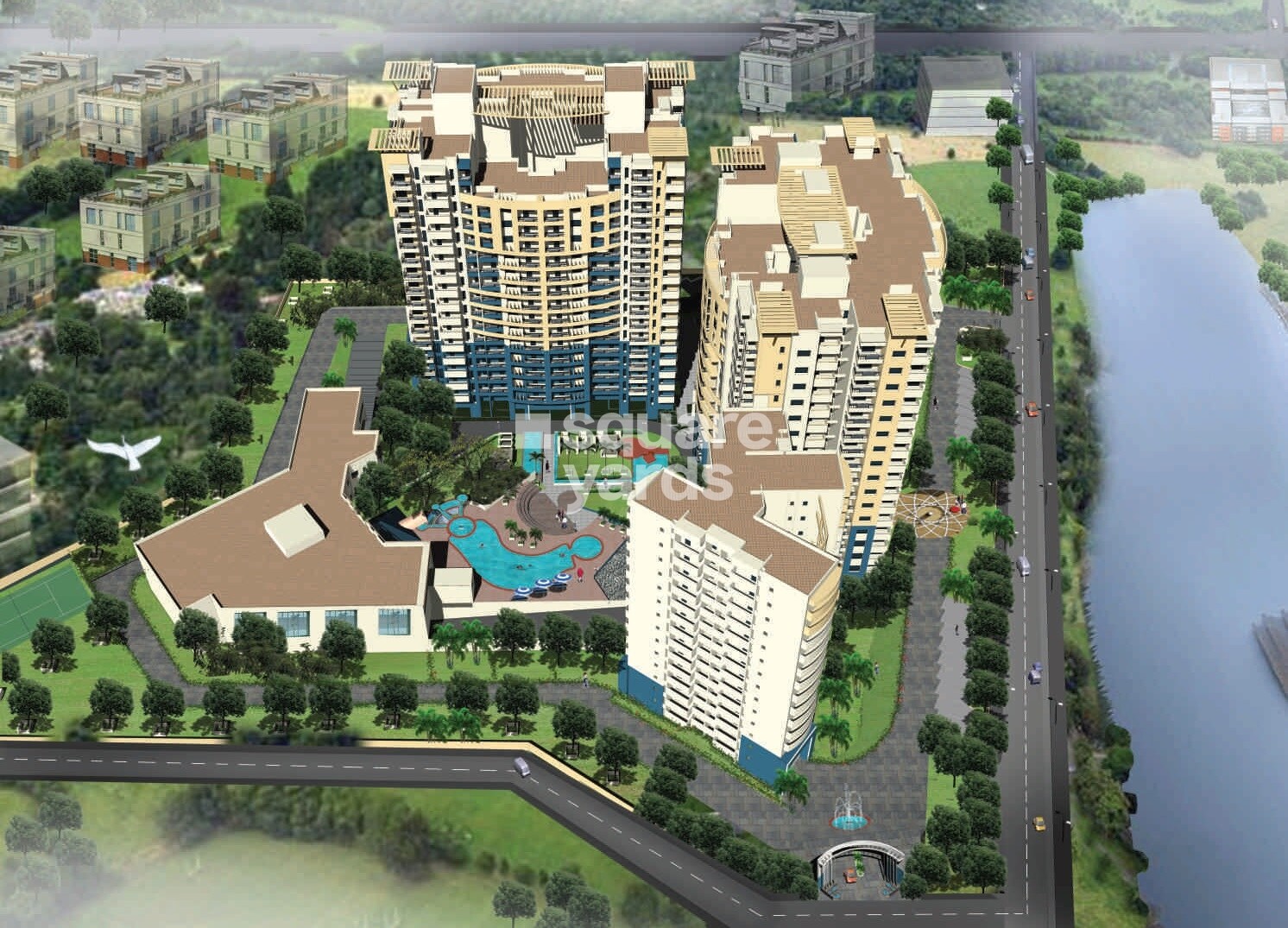 SNN Raj Lakeview Tower View 1