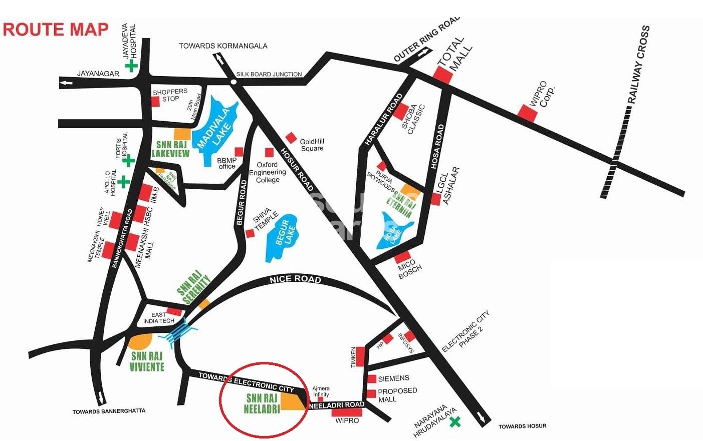 SNN Raj Neeladri Location Image