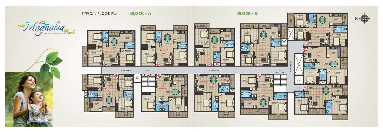 SNR Magnolia Park Floor Plans