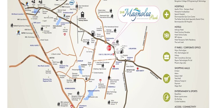 SNR Magnolia Park Location Image