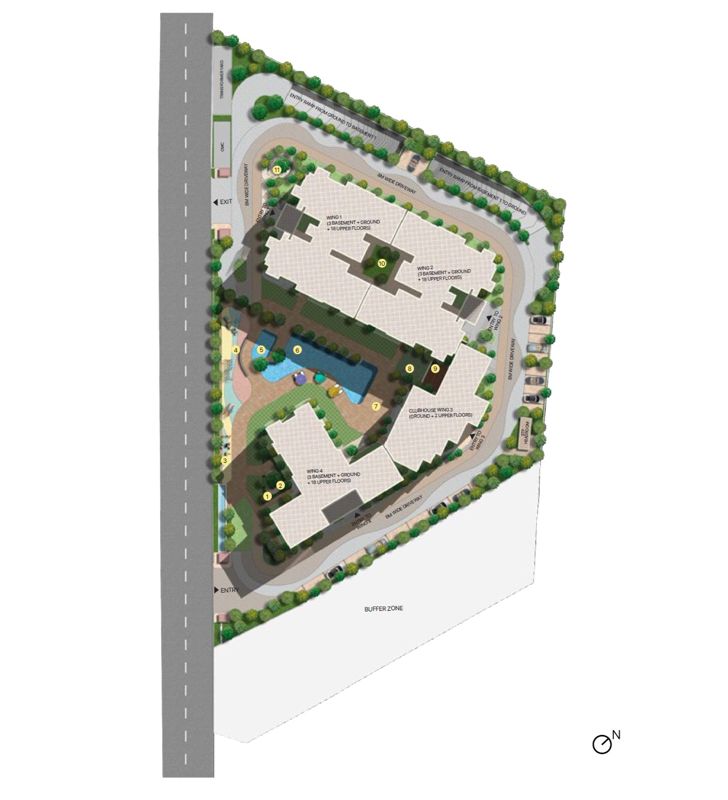 Sobha Altair Master Plan Image