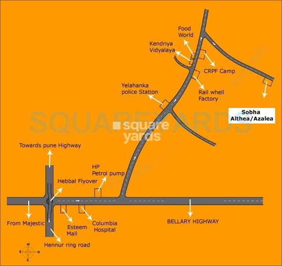 Sobha Althea Location Image