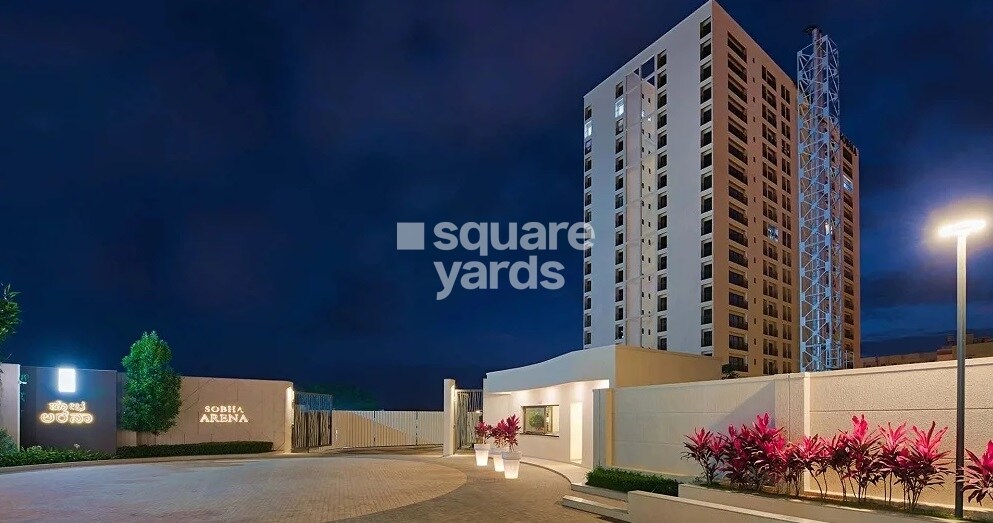 Sobha Arena Pebble Court Entrance View