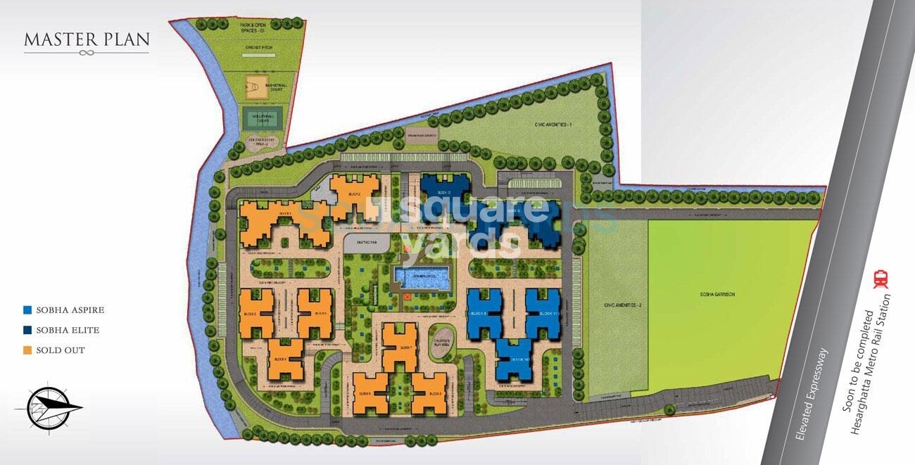 Sobha Aspire Master Plan Image
