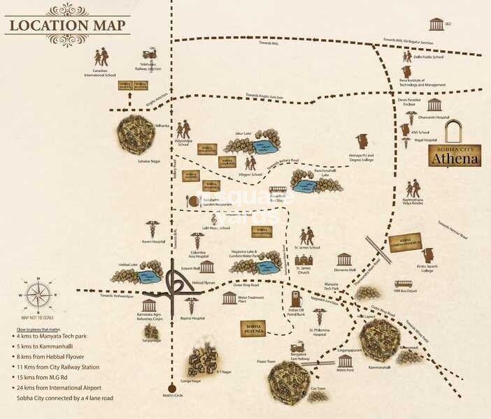 Sobha Athena Location Image