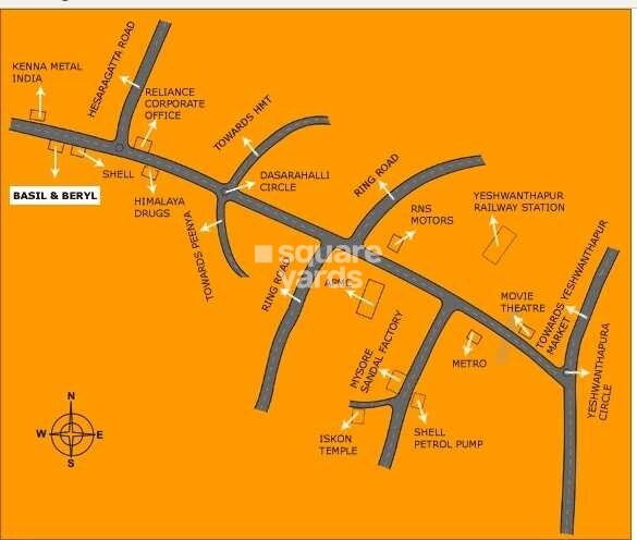 Sobha Beryl Location Image