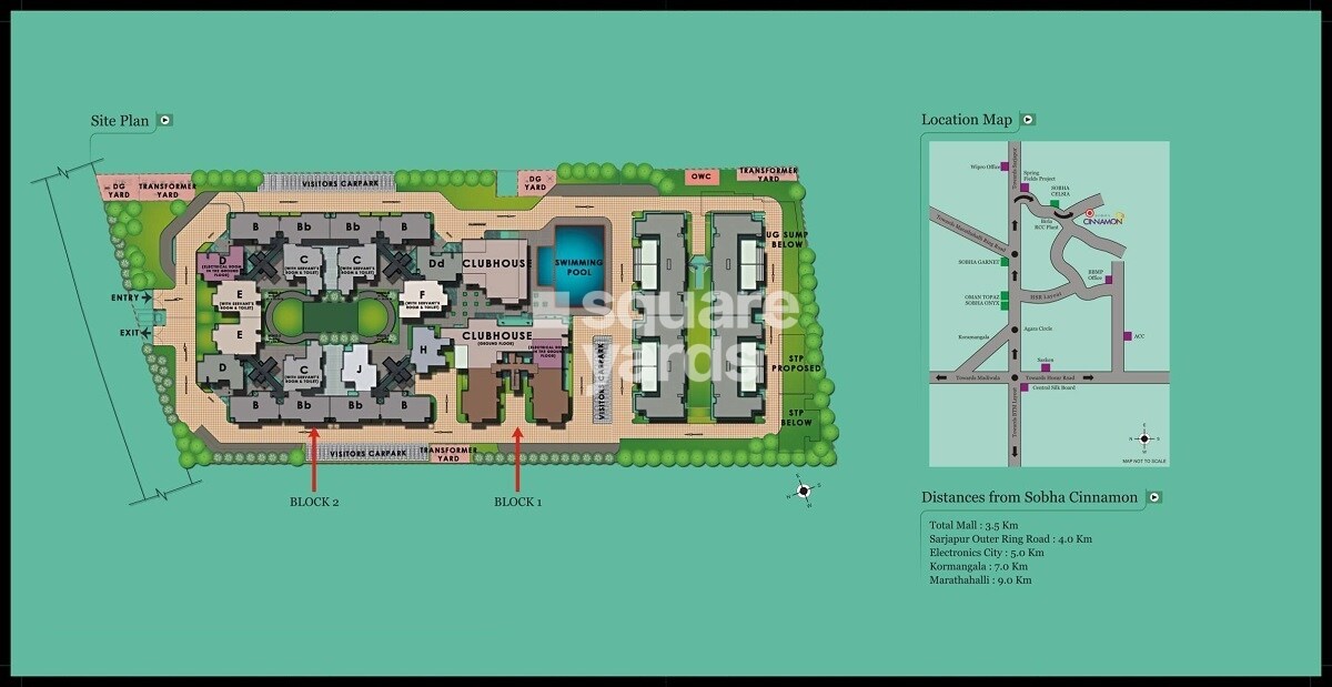 Sobha Cinnamon Master Plan Image 2