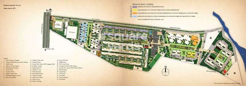 sobha city aristos project master plan image1