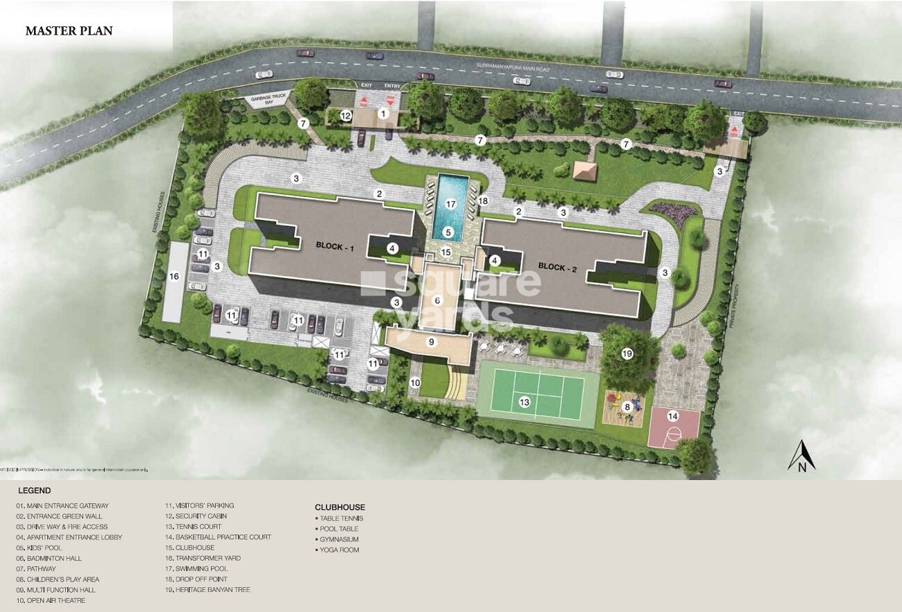 Sobha Clovelly Master Plan 1
