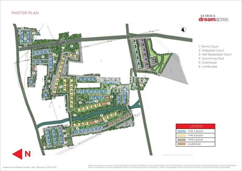 Sobha Dreams 1 Master Plan 1