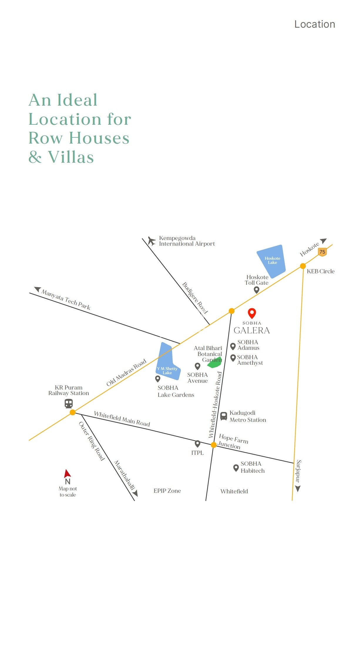 Sobha Galera Location Image