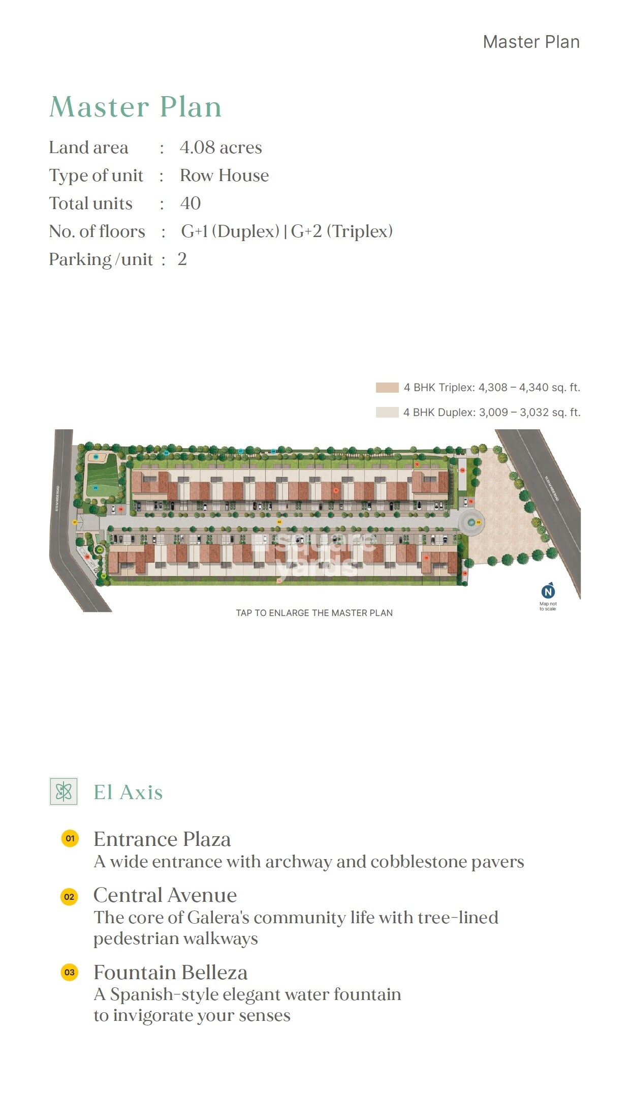 Sobha Galera Master Plan Image