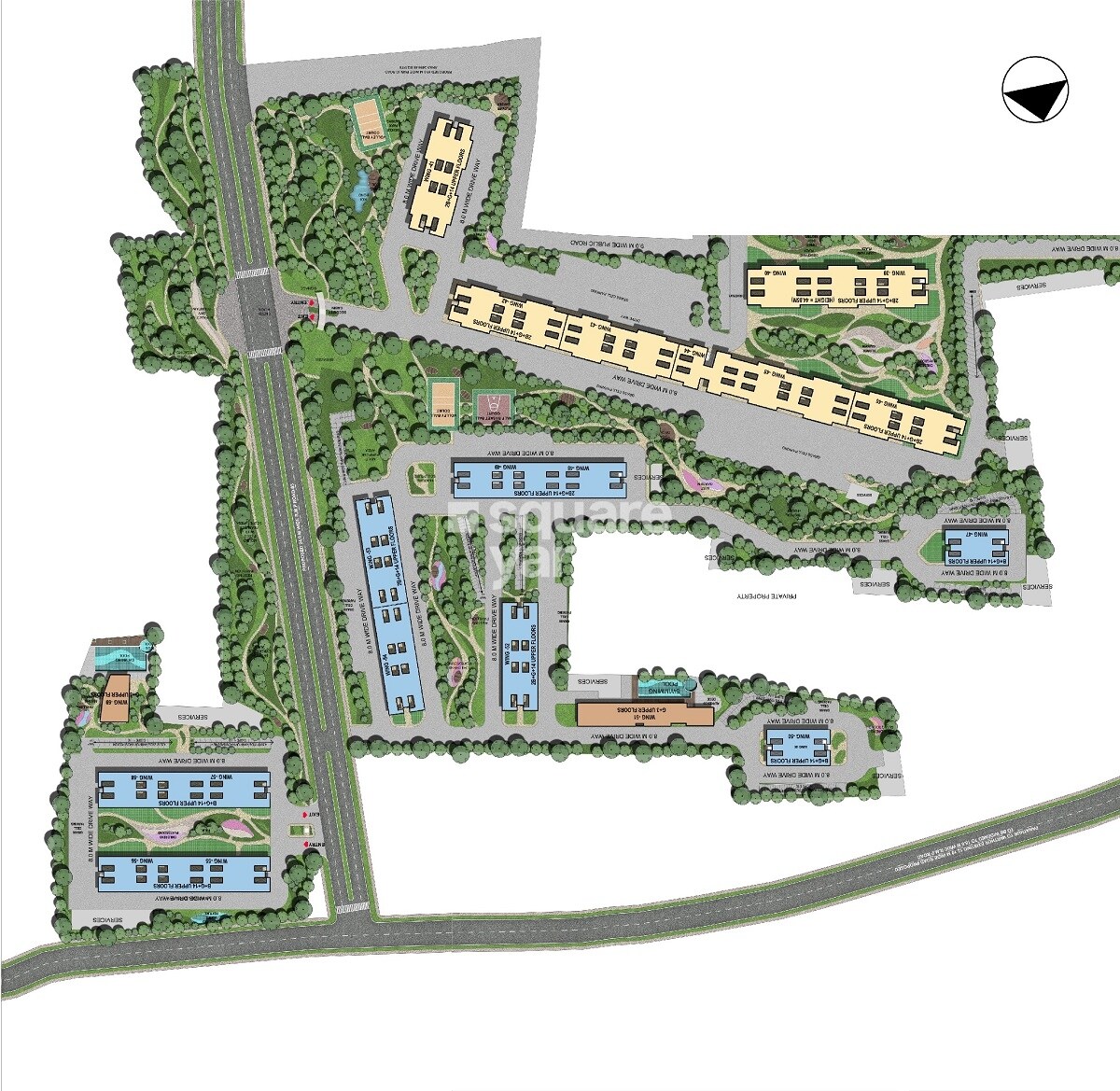 Sobha Gateway Of Dreams Master Plan 1