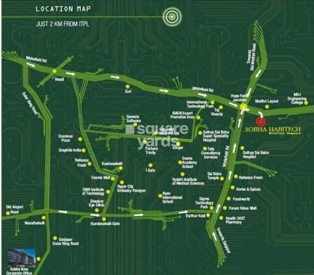 Sobha Habitech Location Image