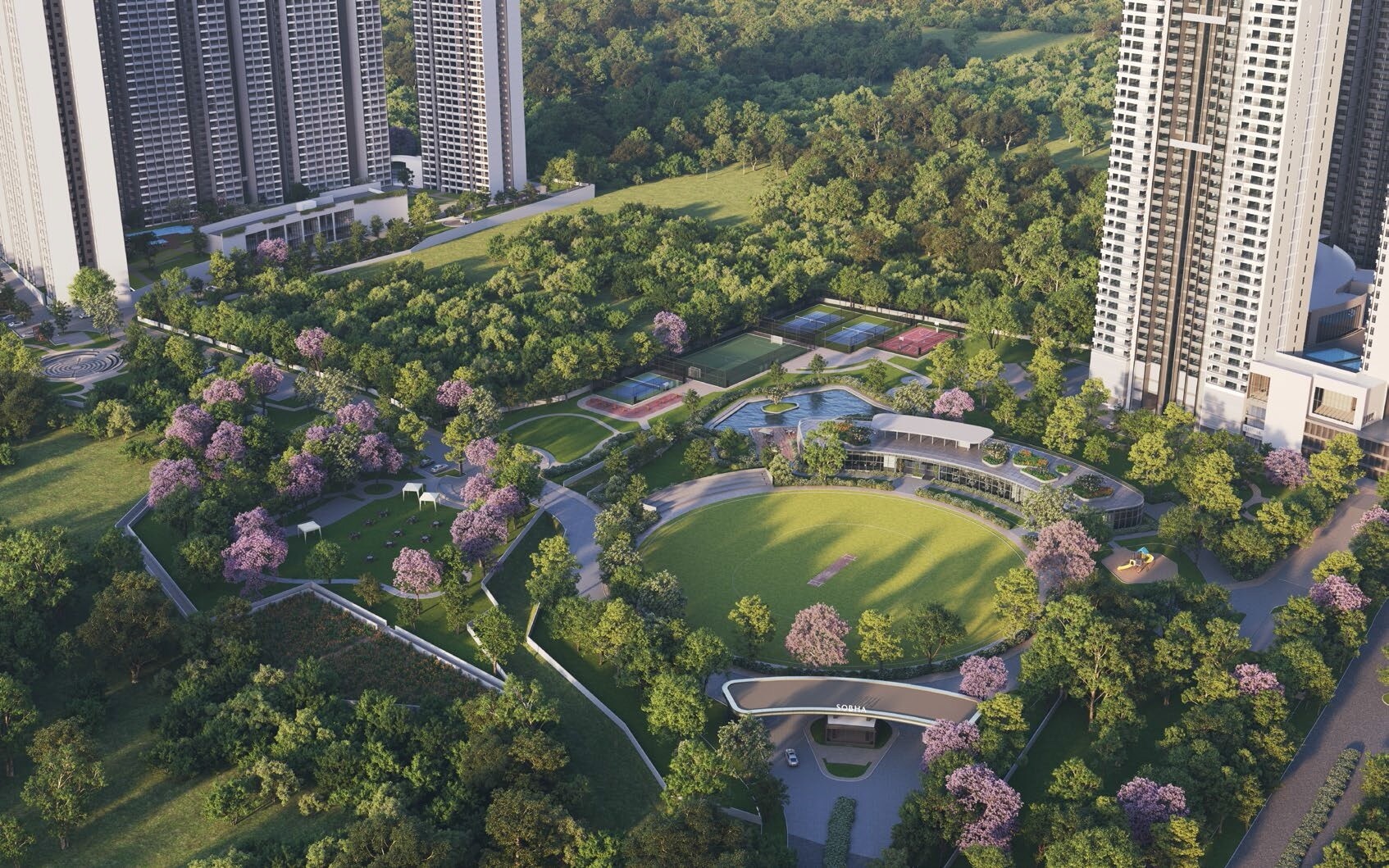 Sobha Hamptons Town Park