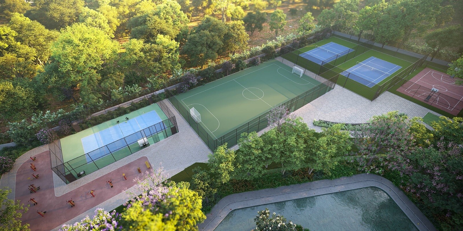 Sobha Hamptons Town Park