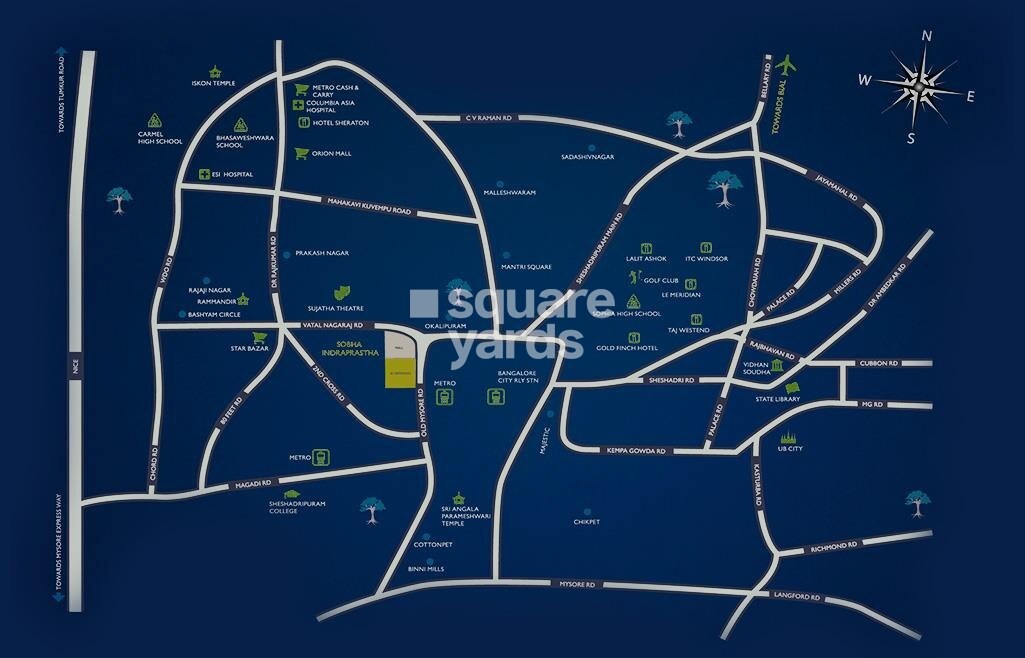 Sobha Indraprastha Location Image