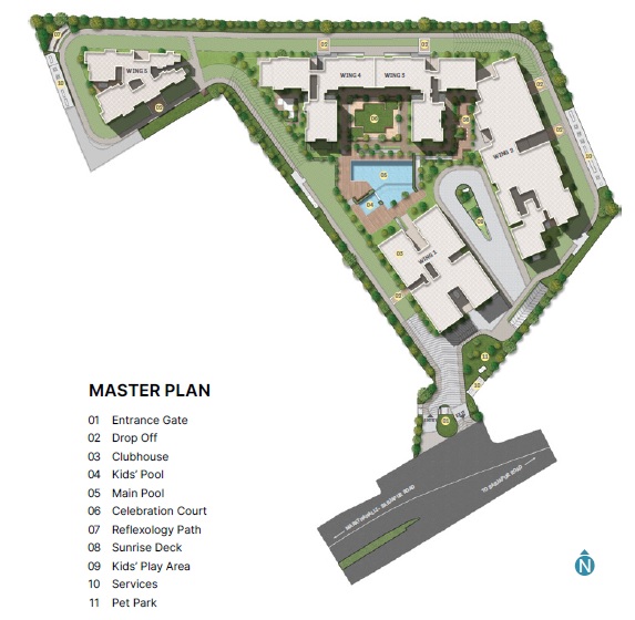 Sobha Infinia Master Plan Image