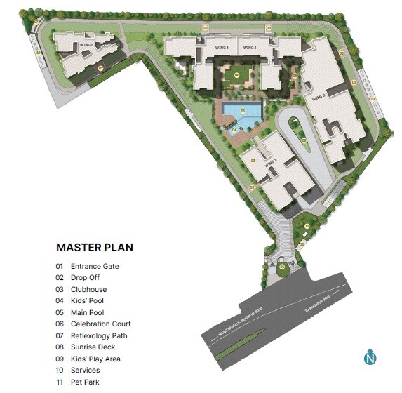 Sobha Infinia Master Plan 1