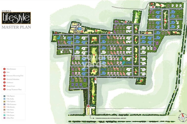 Sobha Lifestyle Legacy Master Plan Image