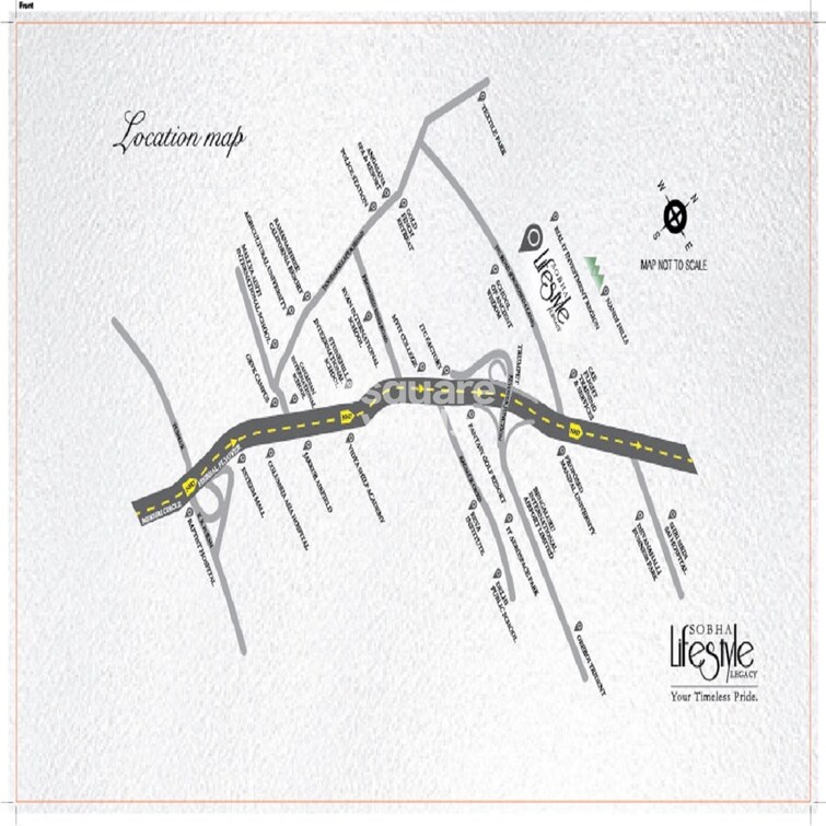 Sobha Lifestyle Legacy Location Image