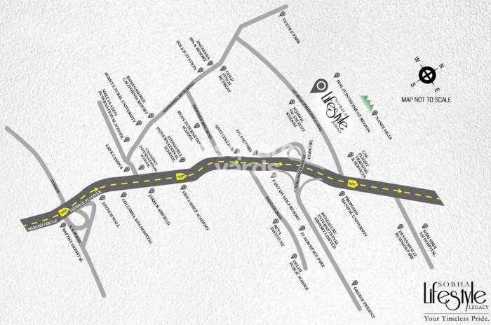 Sobha Lifestyle Location Image