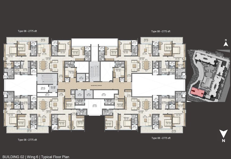 Sobha Madison Heights Town Park Floor Plans 3