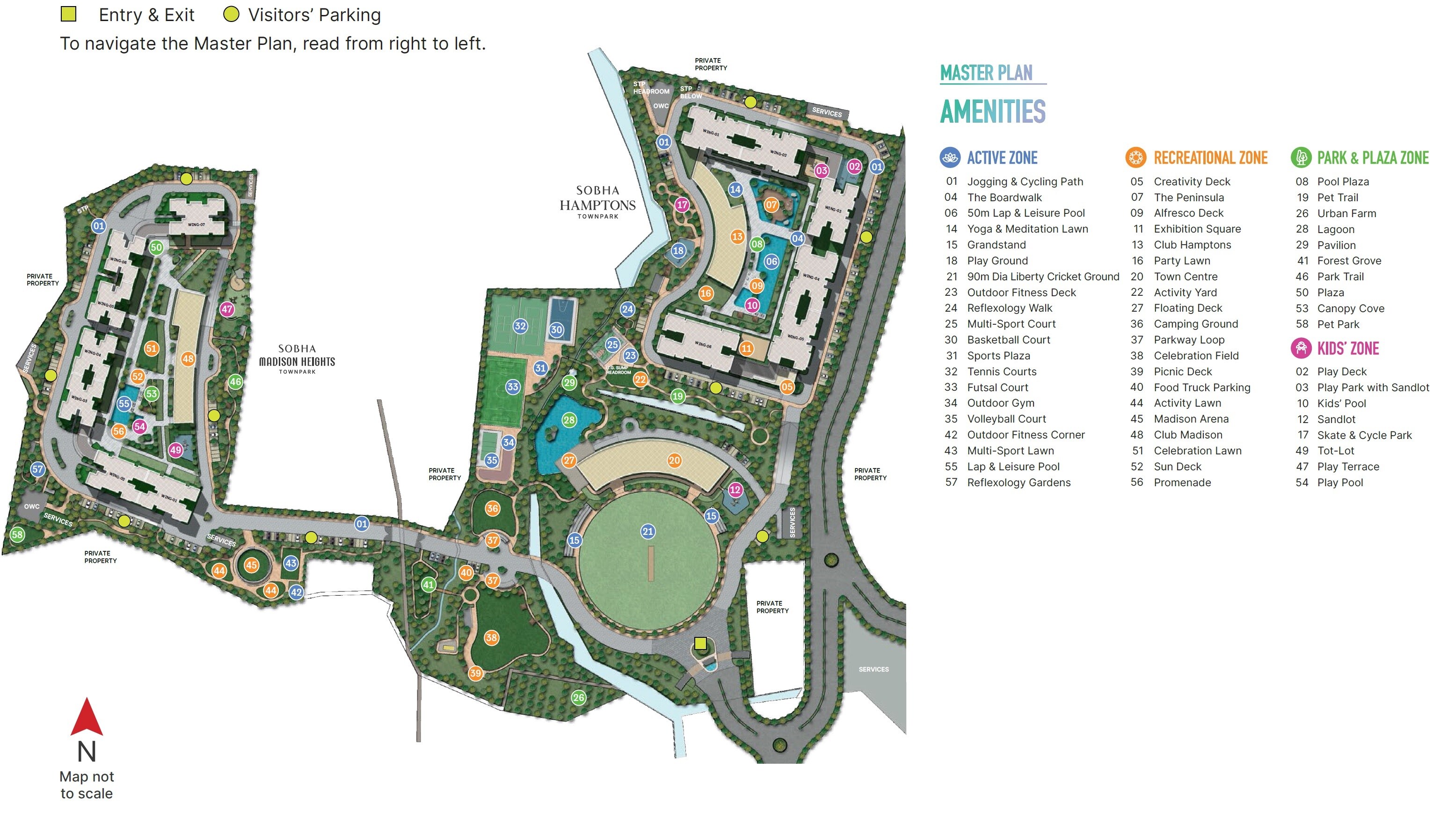 Sobha Madison Heights Town Park Master Plan 2
