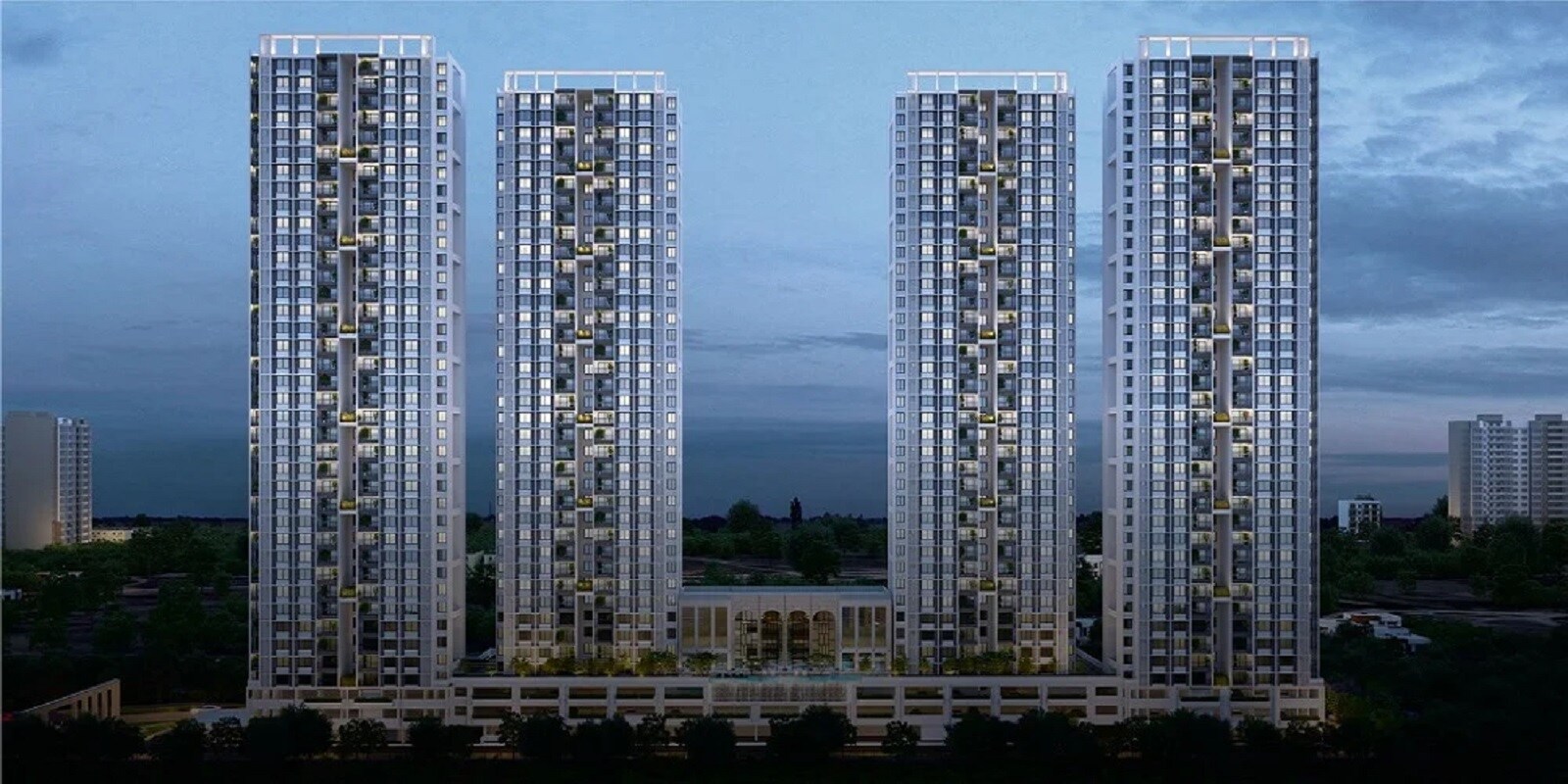 Sobha Manhattan Towers Town Park residential project in Hosur Road