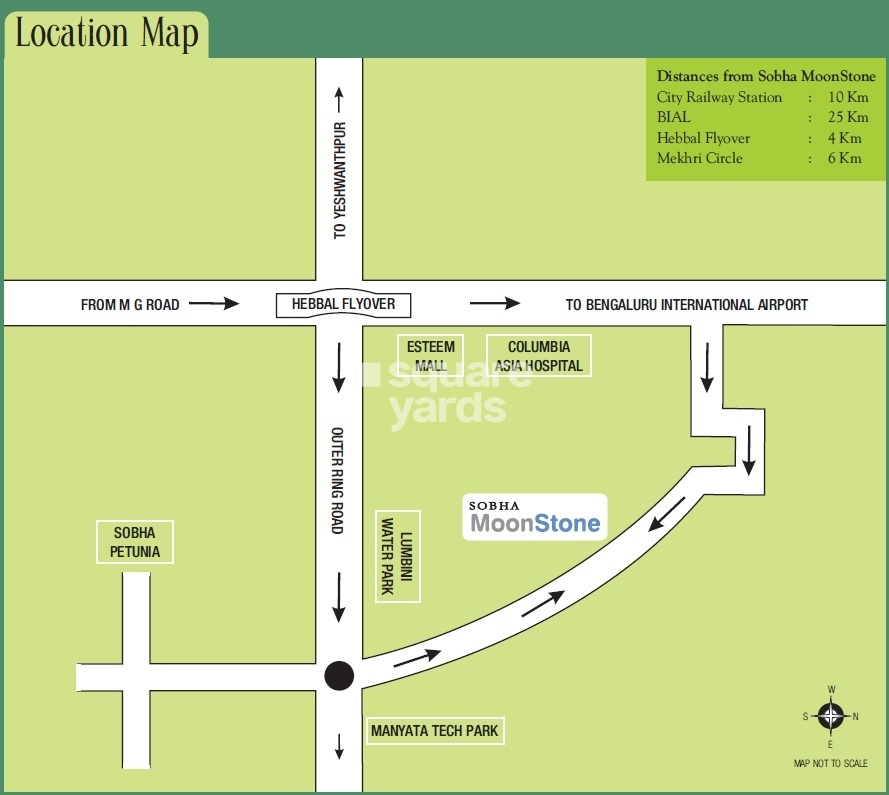 Sobha Moonstone Location Image