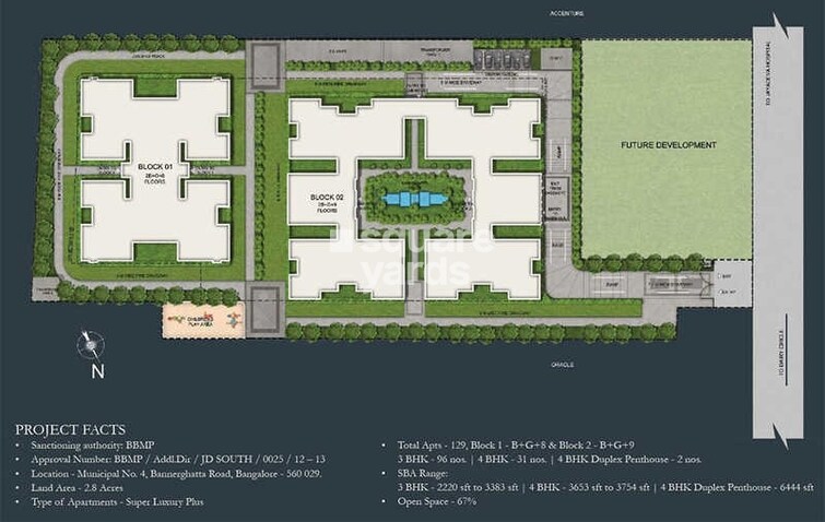 Sobha Morzaria Grandeur Master Plan Image