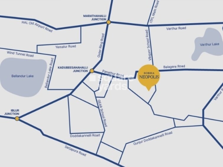 Sobha Neopolis Location Image