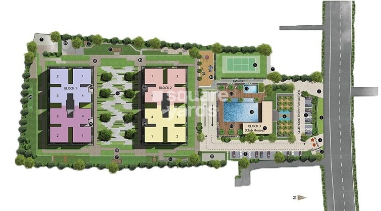 Sobha Palm Courts Master Plan Image