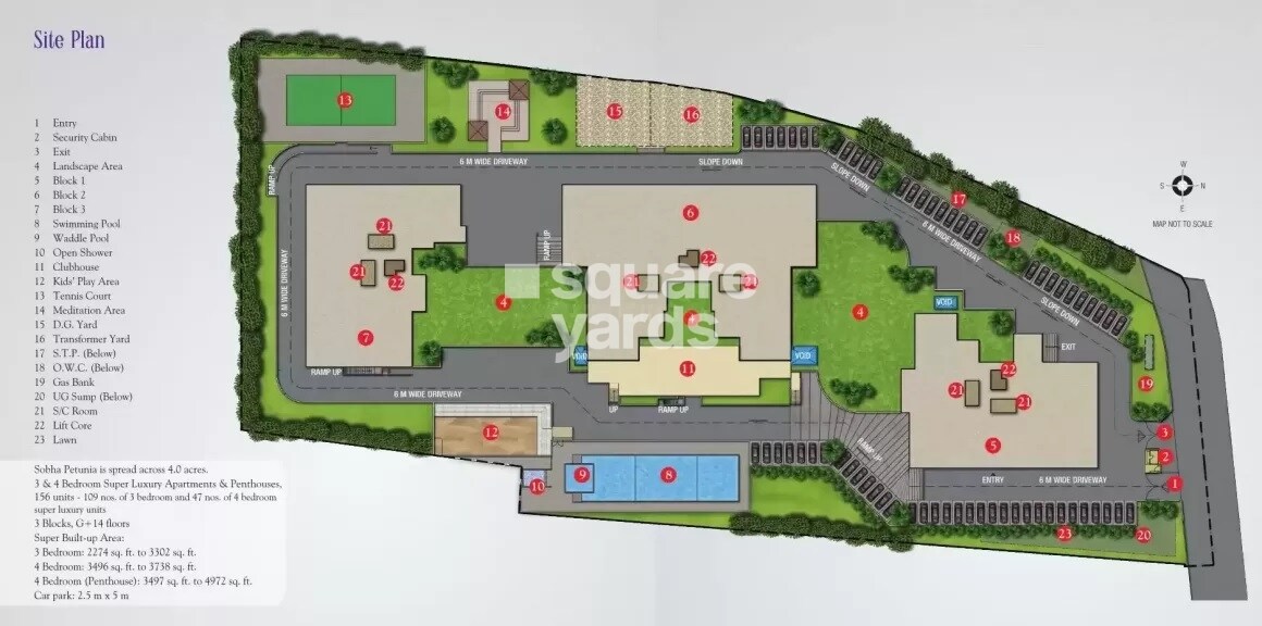 Sobha Petunia Master Plan 1